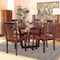 Baxton Studio Salida Modern Two-Tone Dark Brown and Walnut Brown Finished Wood 5-PC Dining Set 178-11384-10898-Zoro - alternate 8